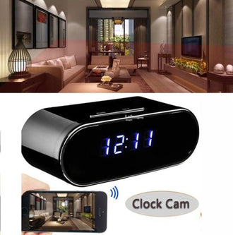 HD WiFi Clock Camera | Smart Indoor Security Camera with Real-Time Monitoring