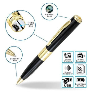 Electric Recording Camera Pen | Discreet HD Video & Audio Recording Pen