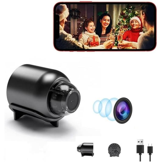 X5 Mini WiFi Camera with Night Vision | Compact 1080p Smart Indoor Security Camera